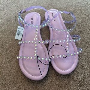 Nwt torrid Iridescent sandal